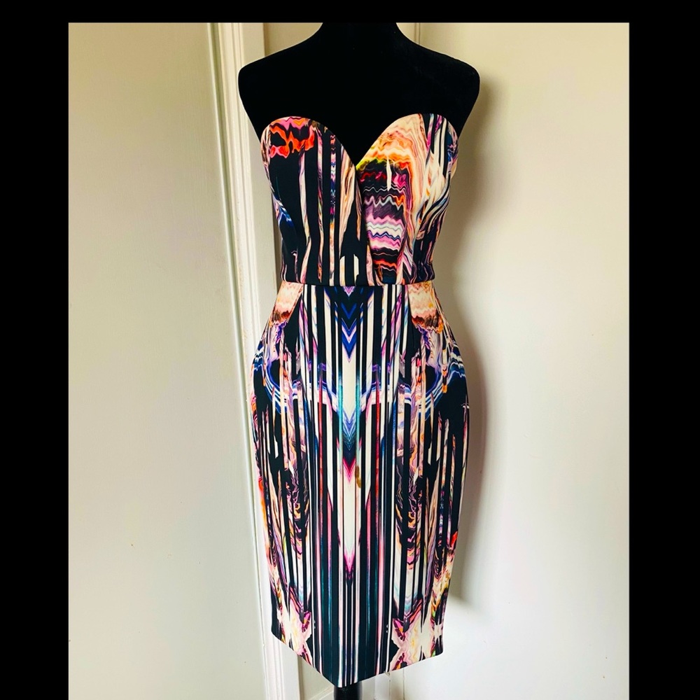 Finder keepers strapless dress